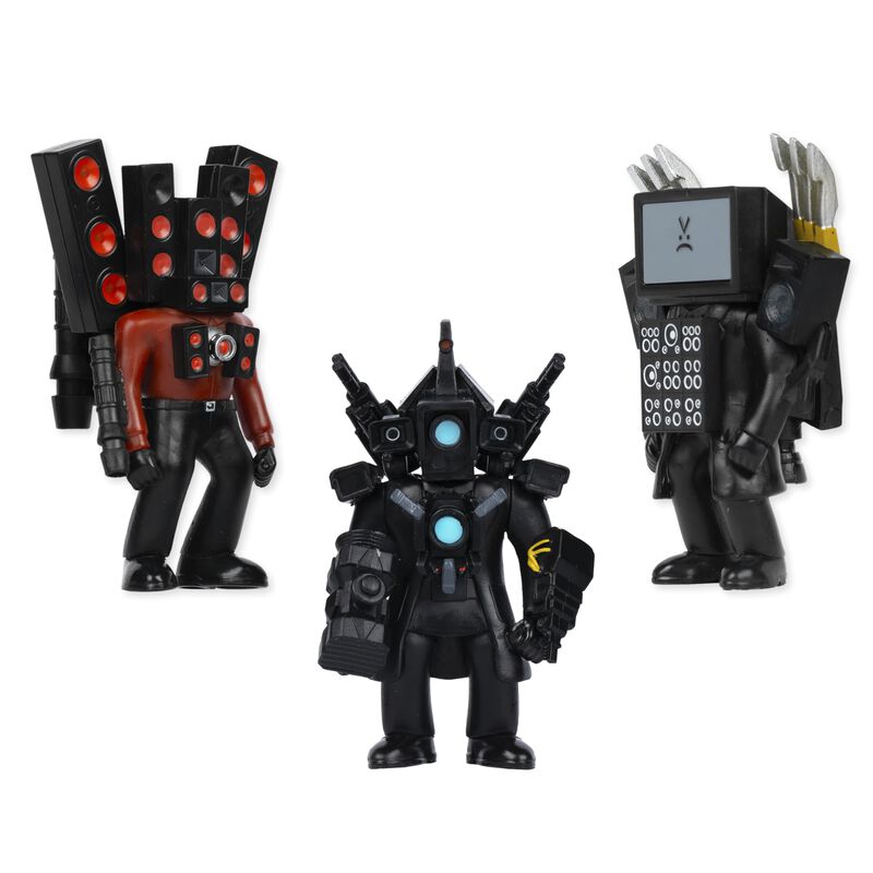 Toy Skibidi Toilet Titan, Paquete De 3 Piezas C... image number null