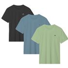 Set de 3 playeras Bark and Hide Playera Para Hombre Cuello Redondo Manga Corta Modelo Bark