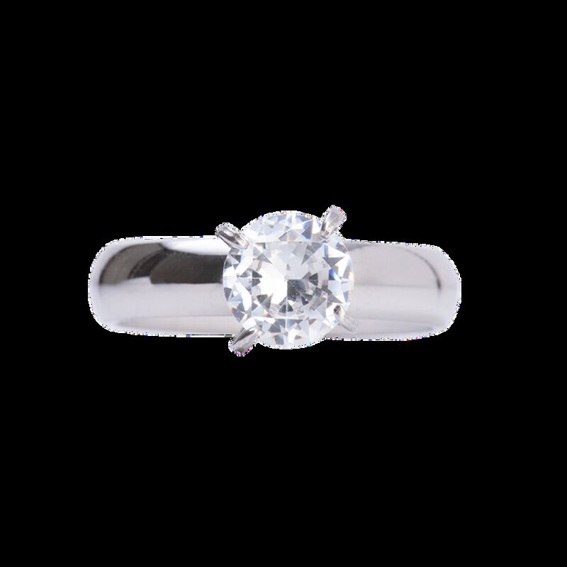 Anillos De Compromiso Mujer Boda Zirconia C&uacute;bic... image number null