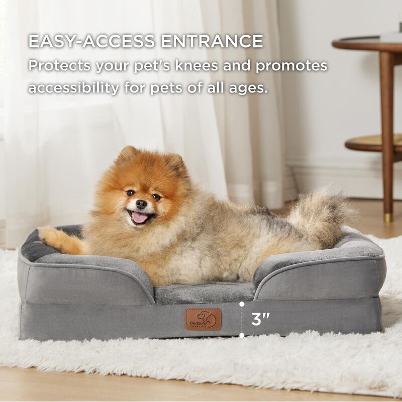 Sof&aacute; Ortop&eacute;dico Bedsure Para Perros Peque&ntilde;os, C... image number null