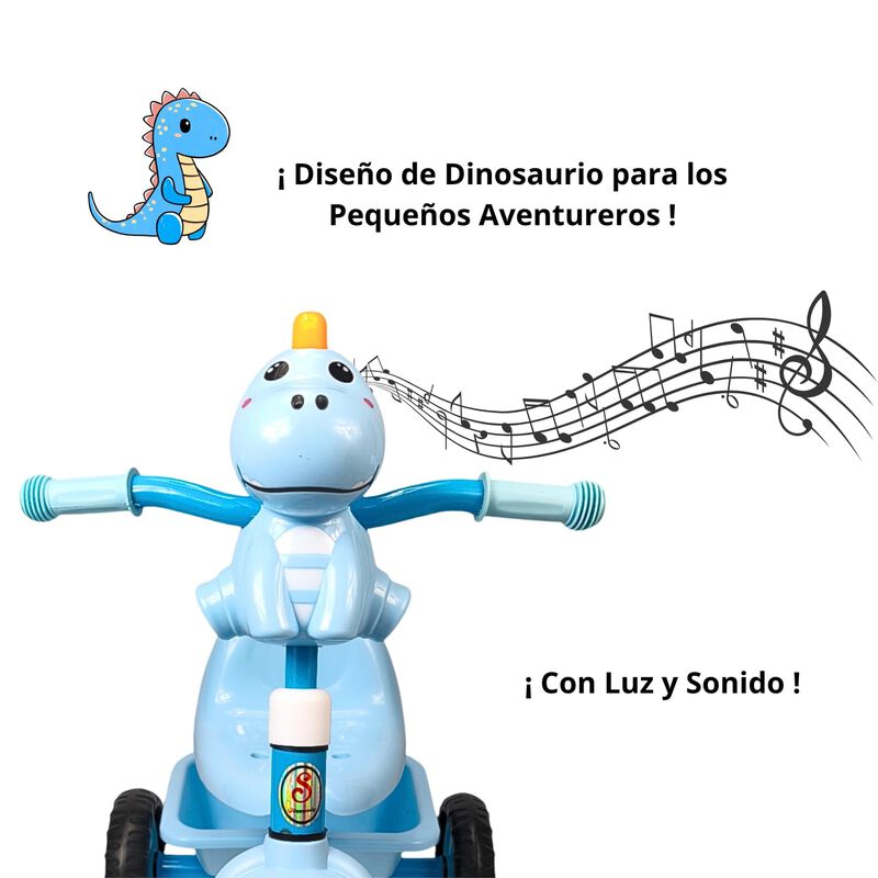 Triciclo Infantil Con Luz Y Sonido Para Ni&ntilde;os 3... image number null