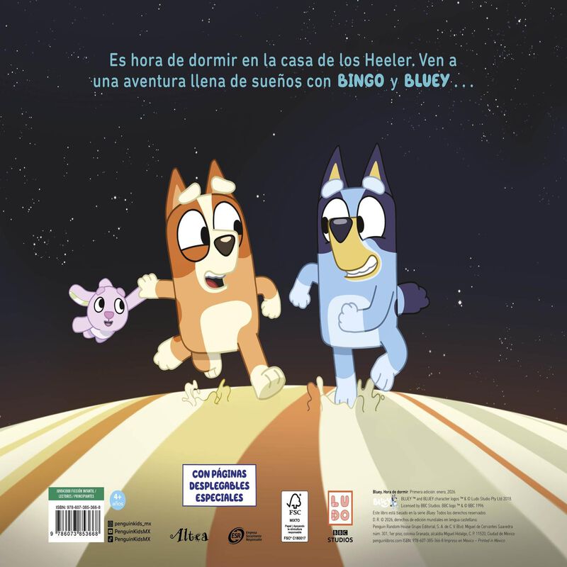 Bluey. Un Cuento. Hora De Dormir, De Bluey, Alt... image number null