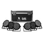Set Case 8 Ca&ntilde;ones Led Par 80x3 Alienpro Washers Rgb 3 En 1