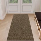 Alfombra Beqhause 61 cm &times; 152 cm Marr&oacute;n Lavable Antideslizante