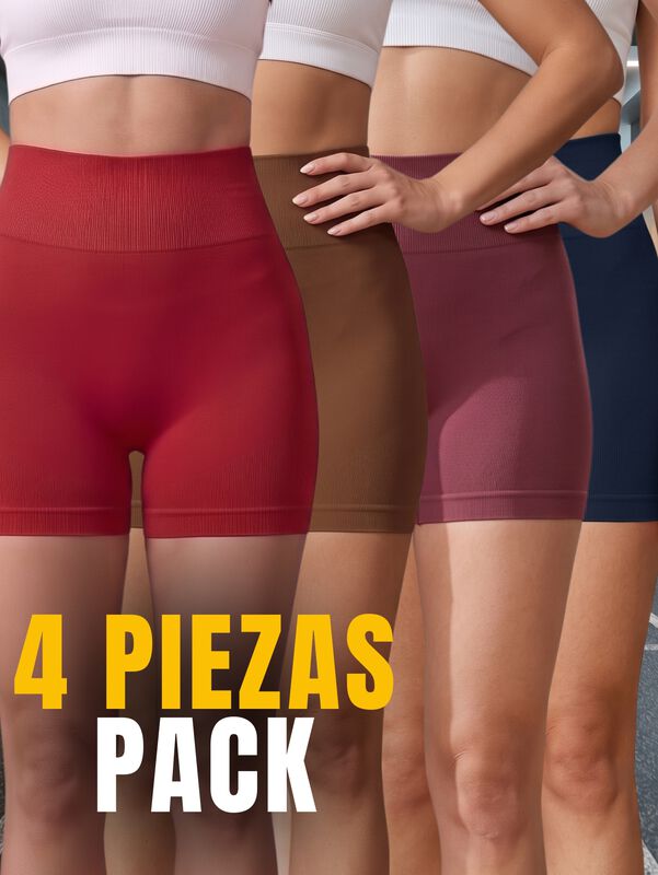 Set De 4 Boxer Short Sh-019-3-px4 Varios Colore... image number null