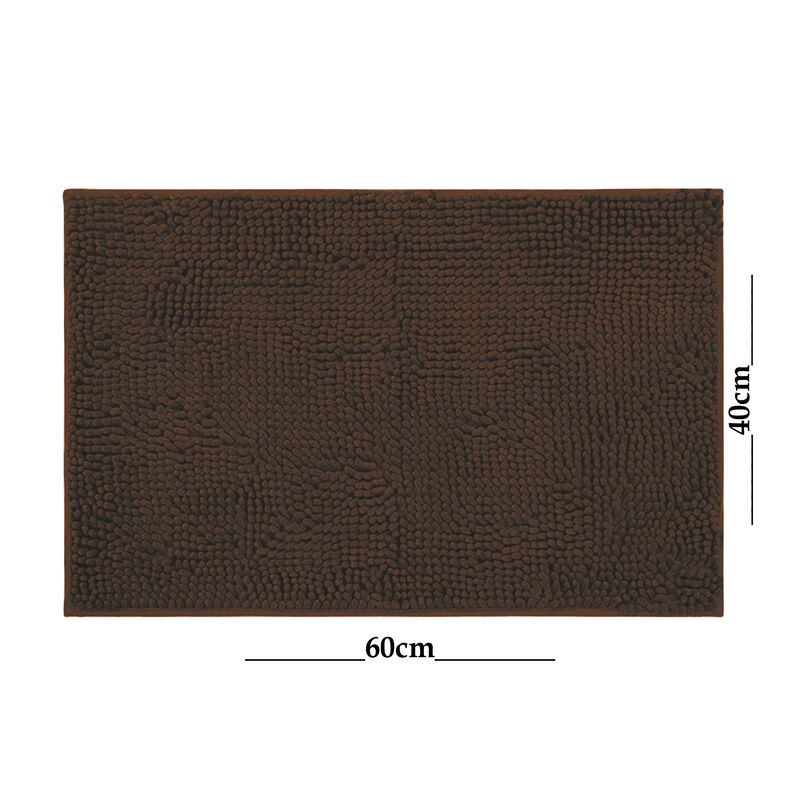 Tapete Shaggy 40cm X 60cm Chocolate image number null