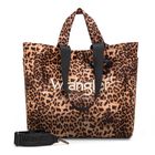 Bolso Tote Montana West Grande Con Estampado De Leopardo Y Correa Desmontable