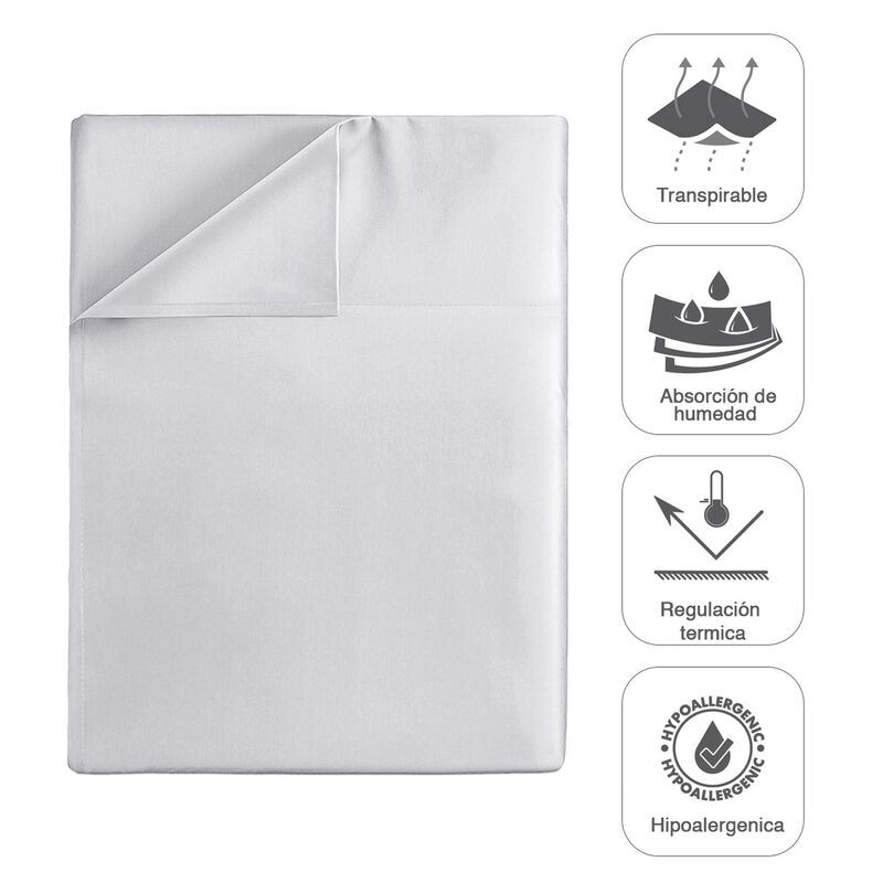Juego S&aacute;banas Matrimonial Queen Polo One Blanco... image number null