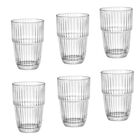 Vasos De Cristal Bormioli Rocco 365 ml Juego De 6 Transparentes