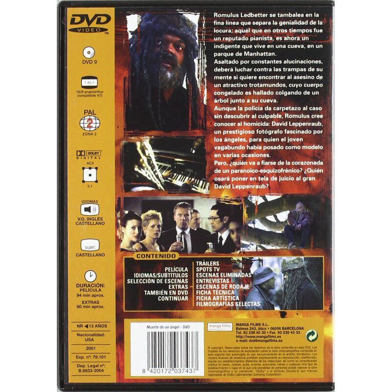 Muerte De Un &Aacute;ngel [dvd] (2001) El Valent&iacute;n Del... image number null