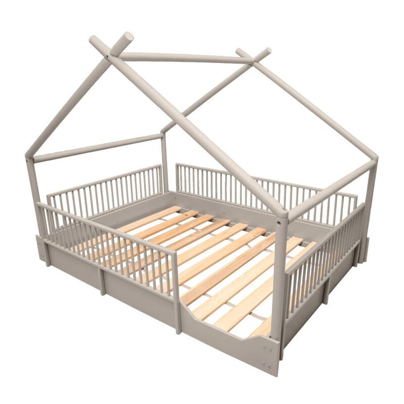 Matrimonial - Cama Chalet Montessori de Madera ... image number null