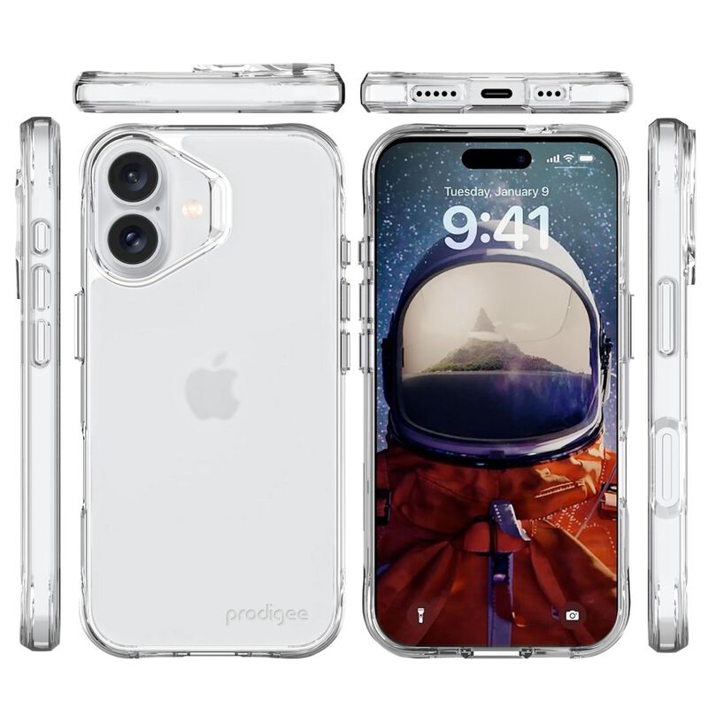 Funda Prodigee Hero Para Iphone 17 Transparente image number null