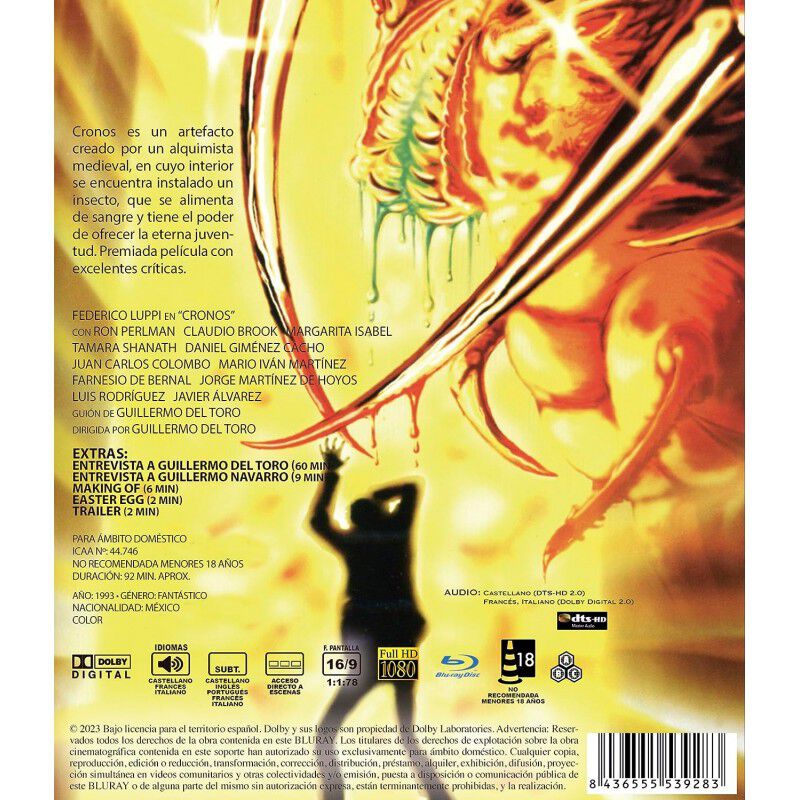 Cronos [blu-ray.] (1993) La Invenci&oacute;n De Cronos image number null