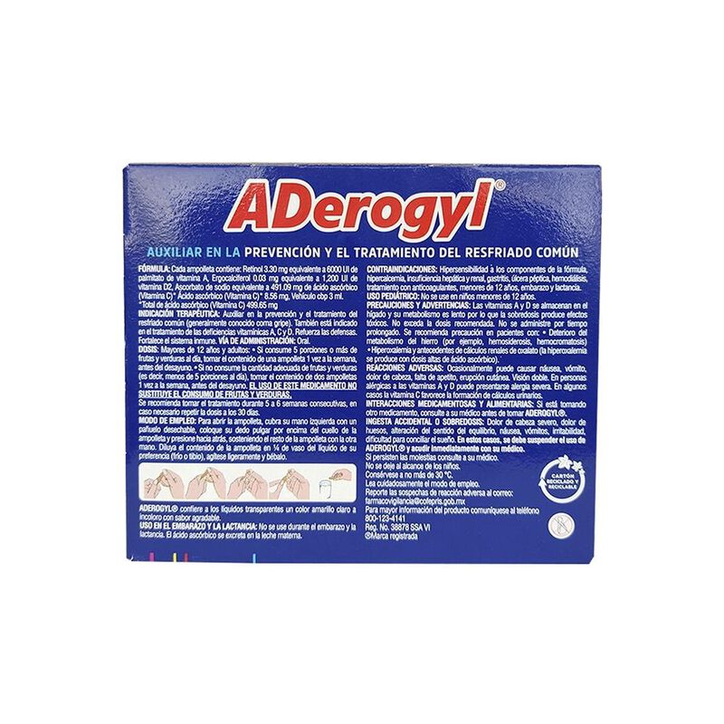 Aderogyl 0.03 Mg 5 Ampolleta image number null