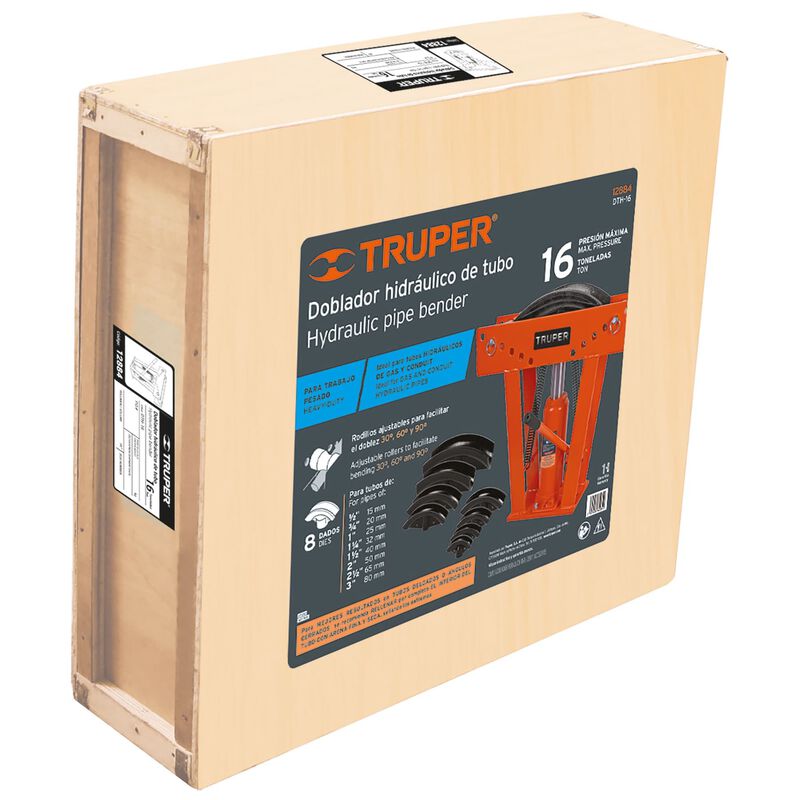 Doblador de Tubo Hidr&aacute;ulico 16 Ton Truper image number null