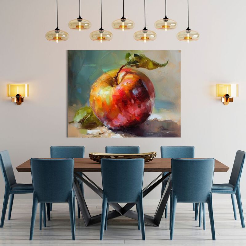 Cuadro Decorativo &Oacute;leo 70x100cm Manzana image number null