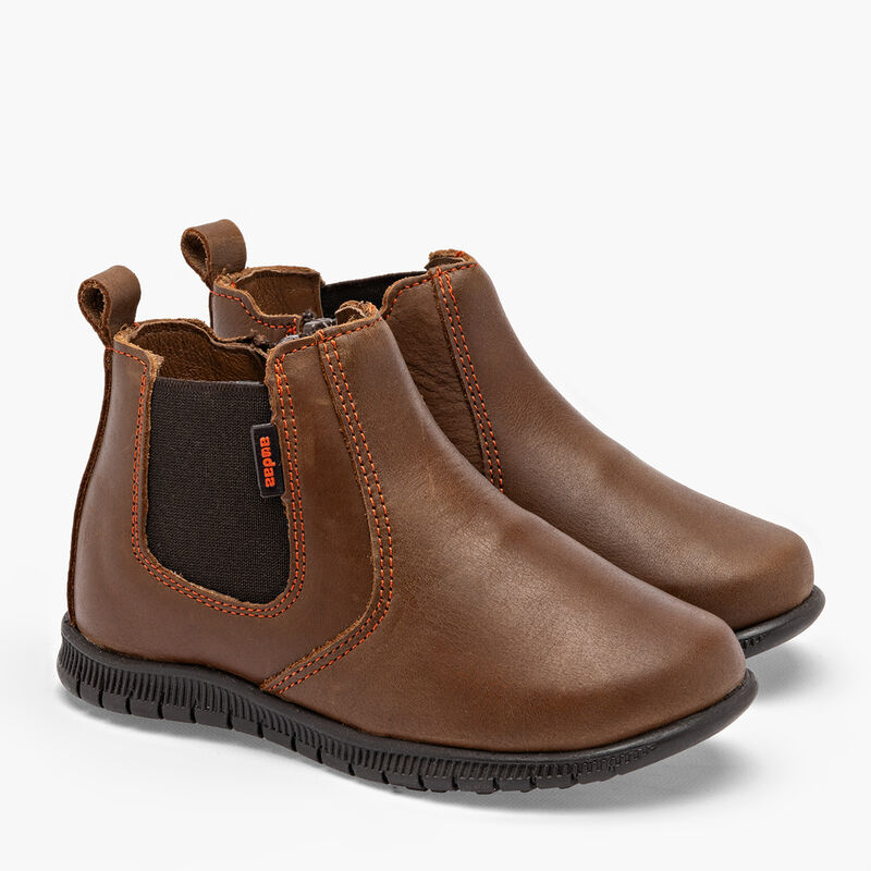 Audaz Bot&iacute;n Casual Para Ni&ntilde;o Camel Cod 105936-1 image number null