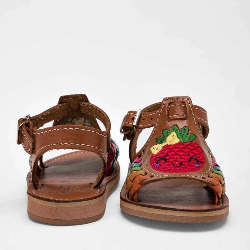 Mora Tierra Sandalia para ni&ntilde;a camel multicolor image number null