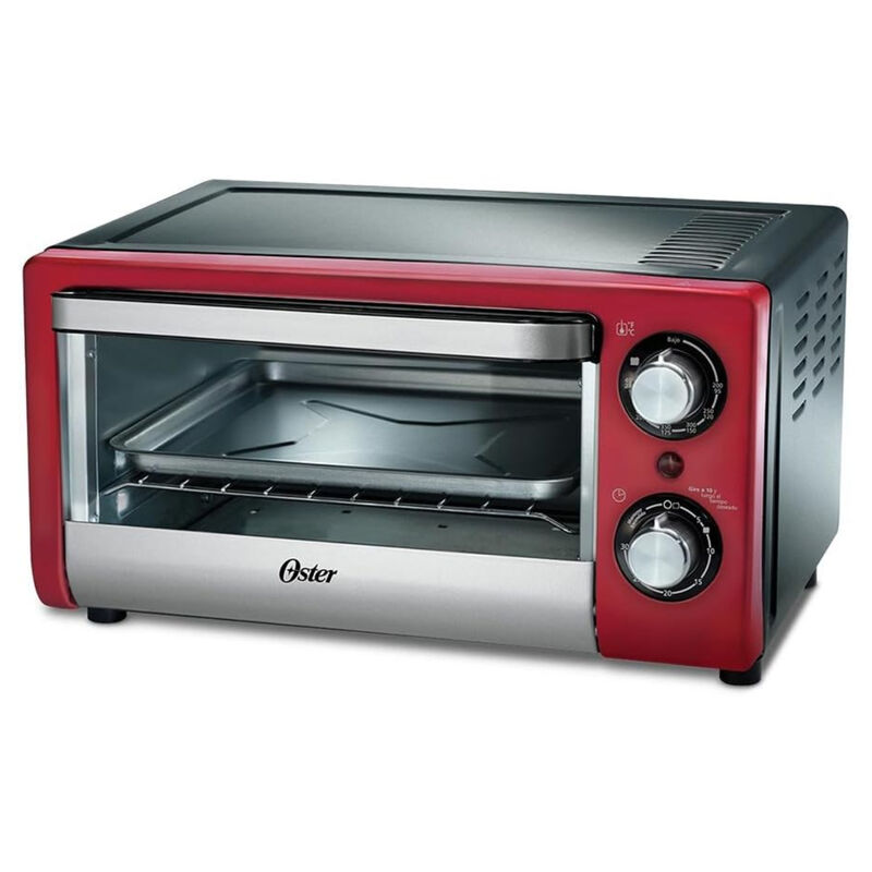 Horno Tostador Rojo con Capacidad para 10 Litro... image number null