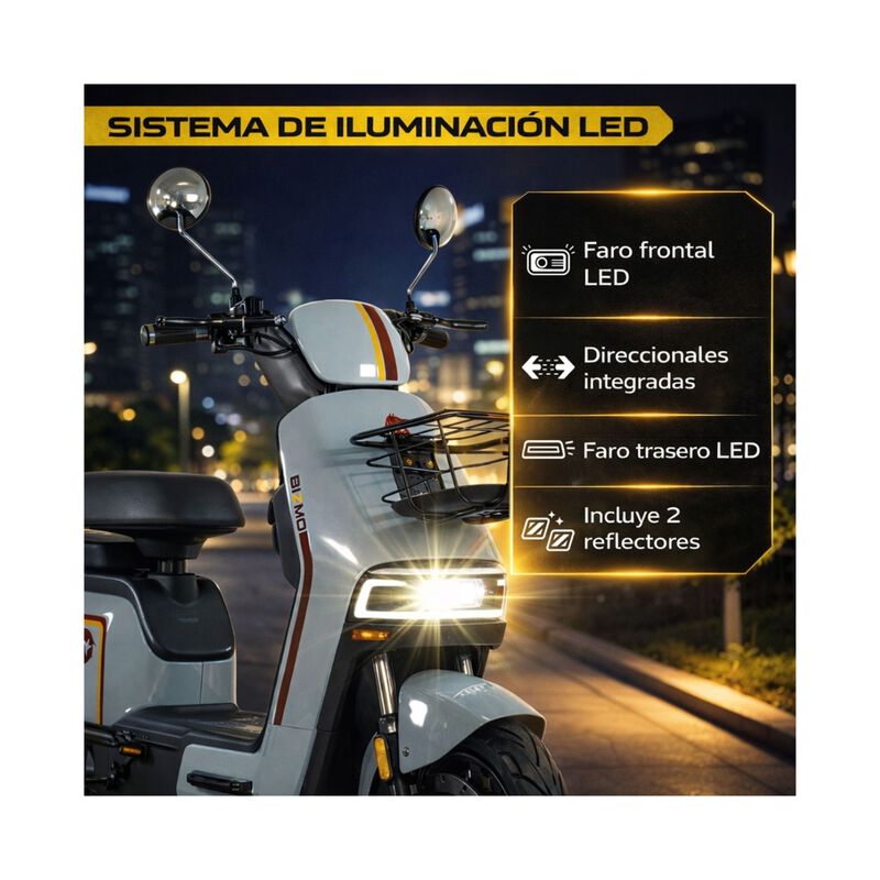 Bicicleta Electrica 3 Velocidades 100km/h 350w ... image number null