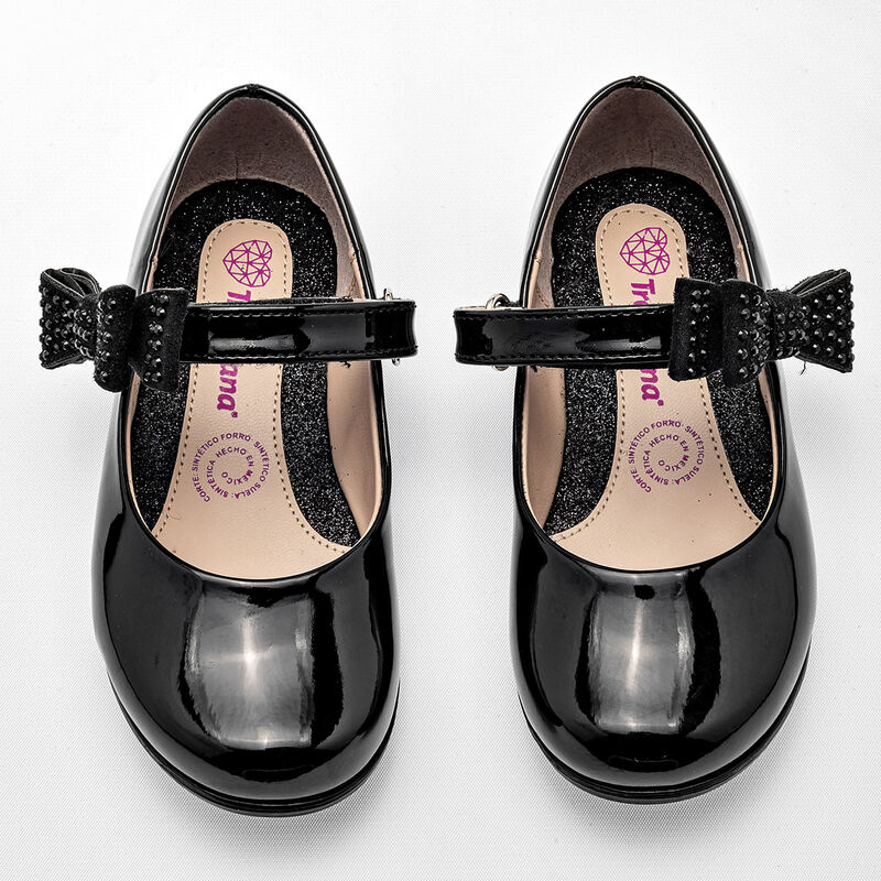 Tropicana Zapato para niña negro charol image number null