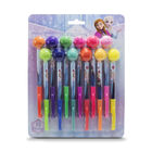 Set De 12 Plumas De Gel Con Aroma, Colores Surtidos Y Dise&ntilde;os Divertidos, Plumas Para Ni&ntilde;as Para Escuela, Escritura, Dibujo Y Manualidades