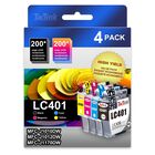 Cartuchos De Tinta Tactink Lc401 (paquete De 4, Cmyk)