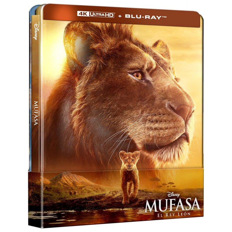 Mufasa: El Rey Le&oacute;n (Steelbook) [4K UHD,Blu-ray... image number null