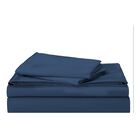 Juego de 4 Piezas de Sabanas Matrimonial Hipoalerg&eacute;nicas Azul Obscuro Bluelander