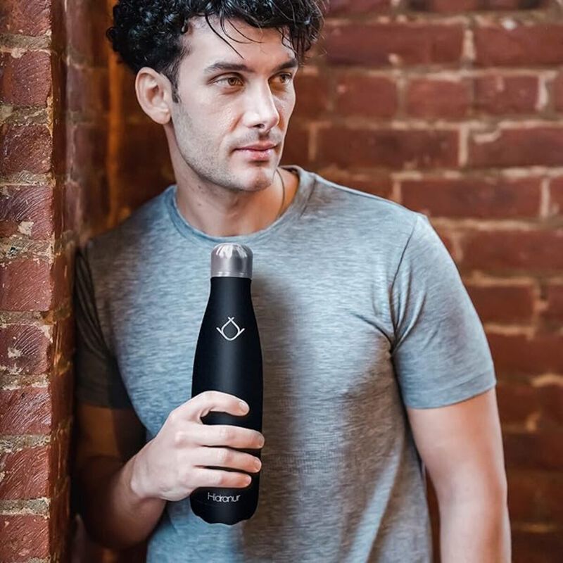 Termo de Acero Inoxidable 25 Oz Negro Hidranur image number null