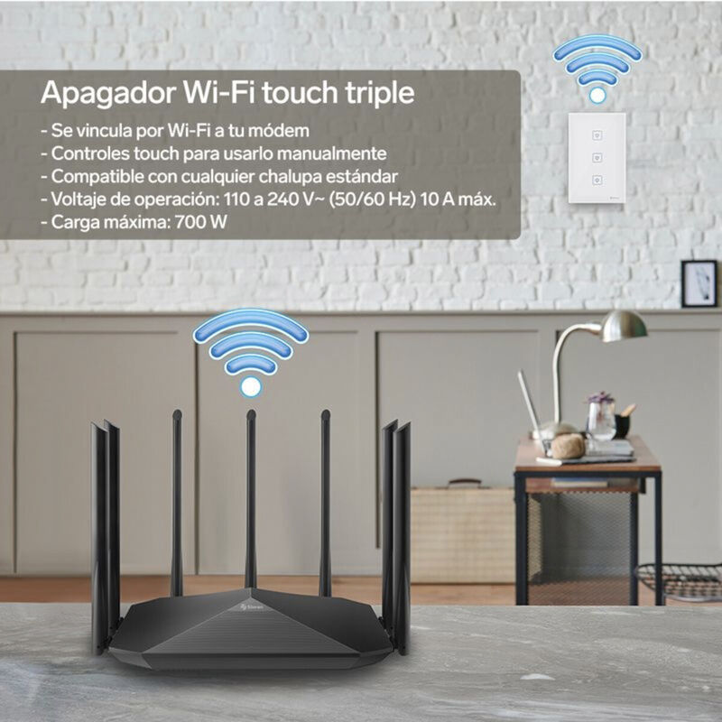 Apagador Wi-Fi* Touch Triple image number null
