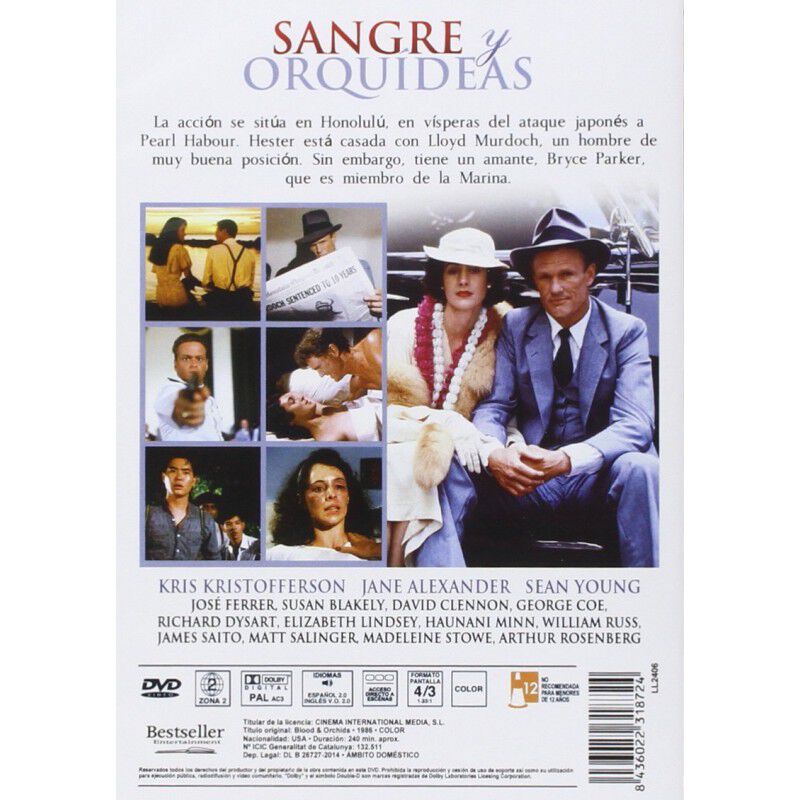 Sangre Y Orqu&iacute;deas [dvd] (1986) Blood & Orchids image number null