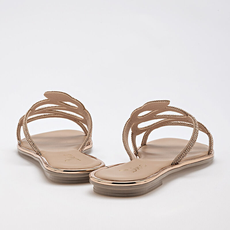 Diva Sandalias Para Mujer Dorado Rosa Cod 13203... image number null