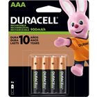 Pila Duracell Recargable AAA Con 4 Piezas