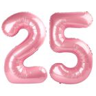 Globo N&uacute;mero 25 Enyeopd 40 Pulgadas Rosa Perla