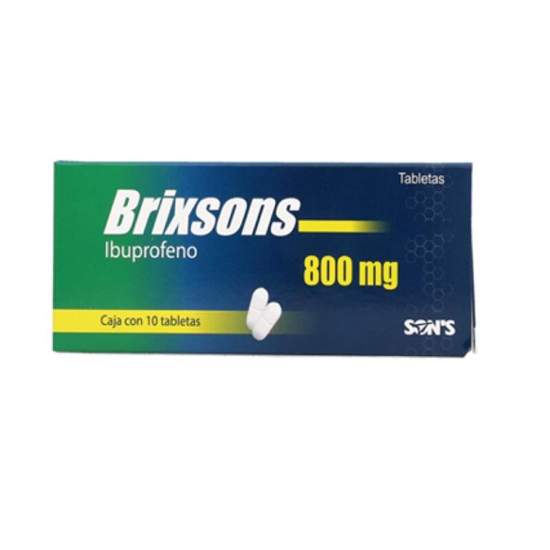 Brixsons 800Mg Tab C10 800mg caja con 10 tablet... image number null