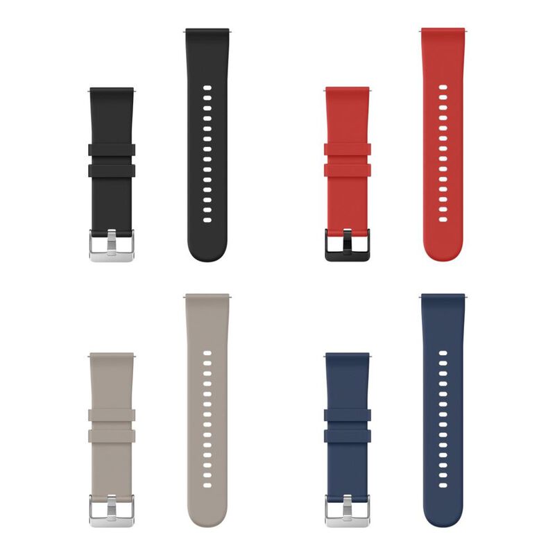 4 correas de 22 mm de silic&oacute;n para Smart Watch image number null