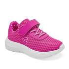 Charly Tenis deportivo para ni&ntilde;a. Fucsia, running, agujeta el&aacute;stica