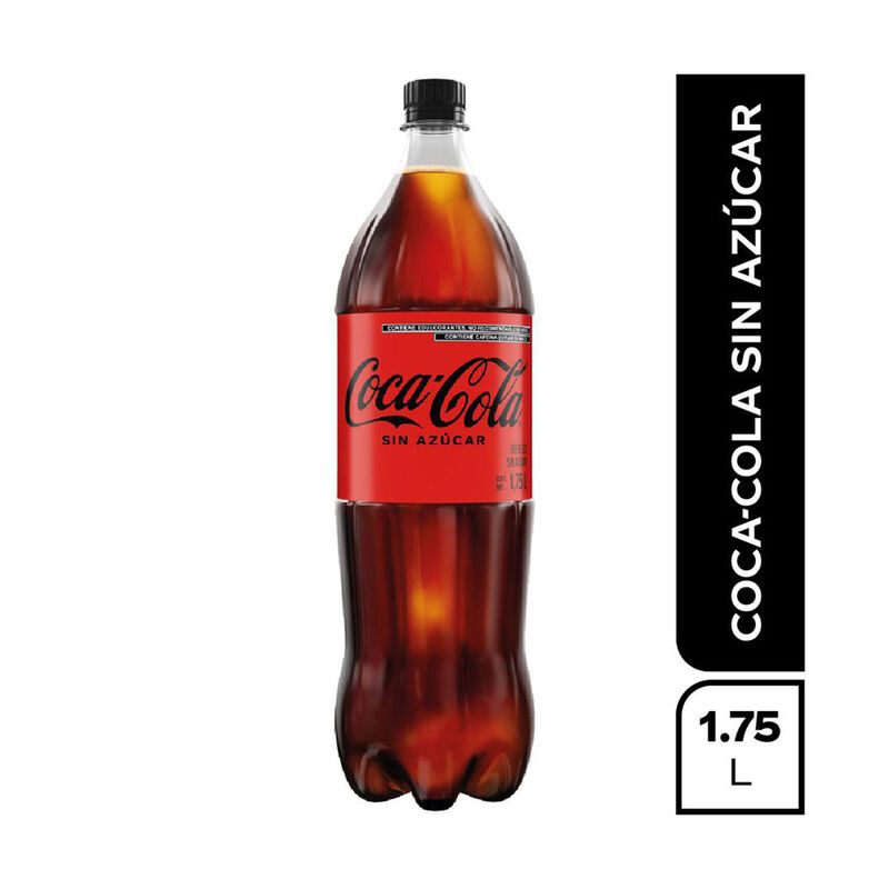 COCA-COLA SIN AZ&Atilde;&scaron;CAR 1.75 LT NR image number null