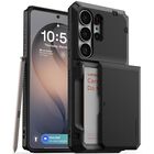 Funda VRS Design Galaxy S26 Ultra Tipo Cartera, Negro Mate