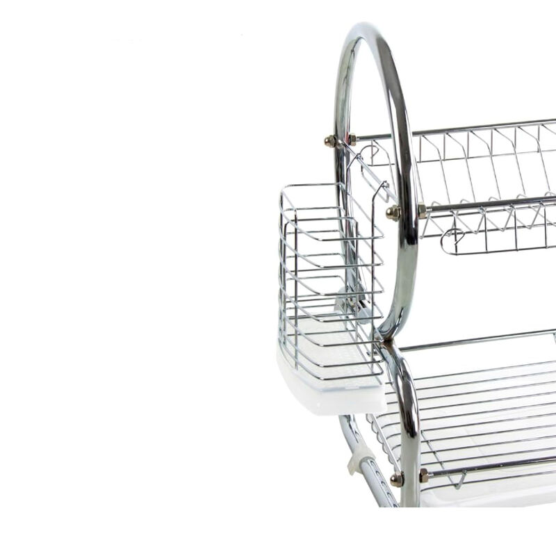 Escurridor de trastes acero cromado Dubai 2 niv... image number null
