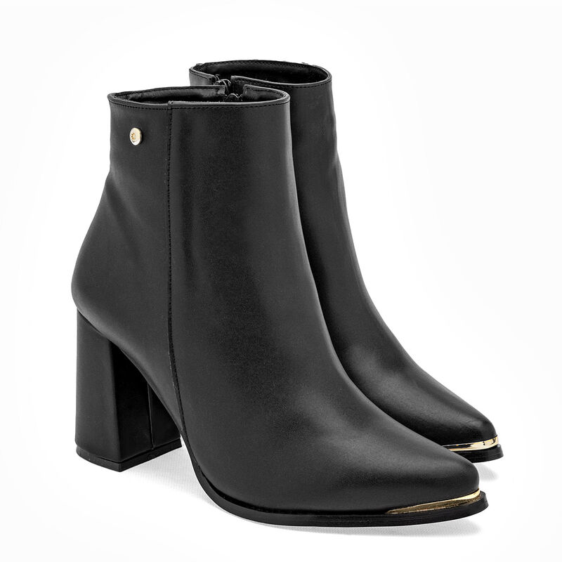 Moramora Bot&iacute;n para mujer negro image number null