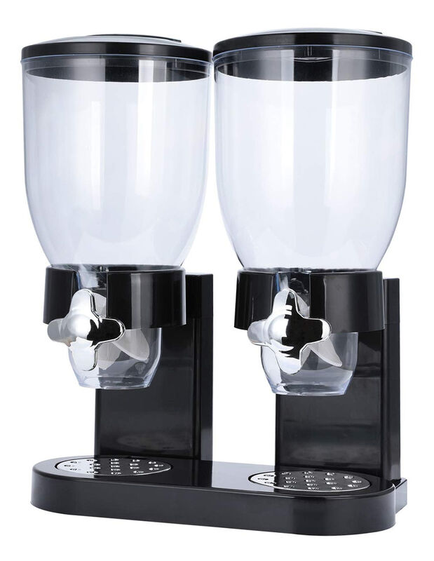 Dispensador De Cereal Doble Aquila Negro image number null