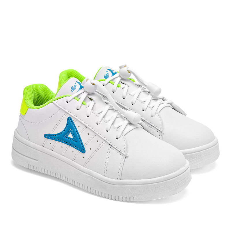 Pirma Tenis urbano para ni&ntilde;o. Blanco verde image number null