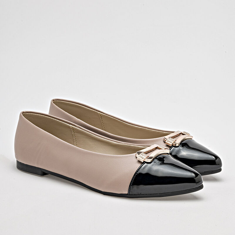 Been Class Balerina para mujer beige negro image number null