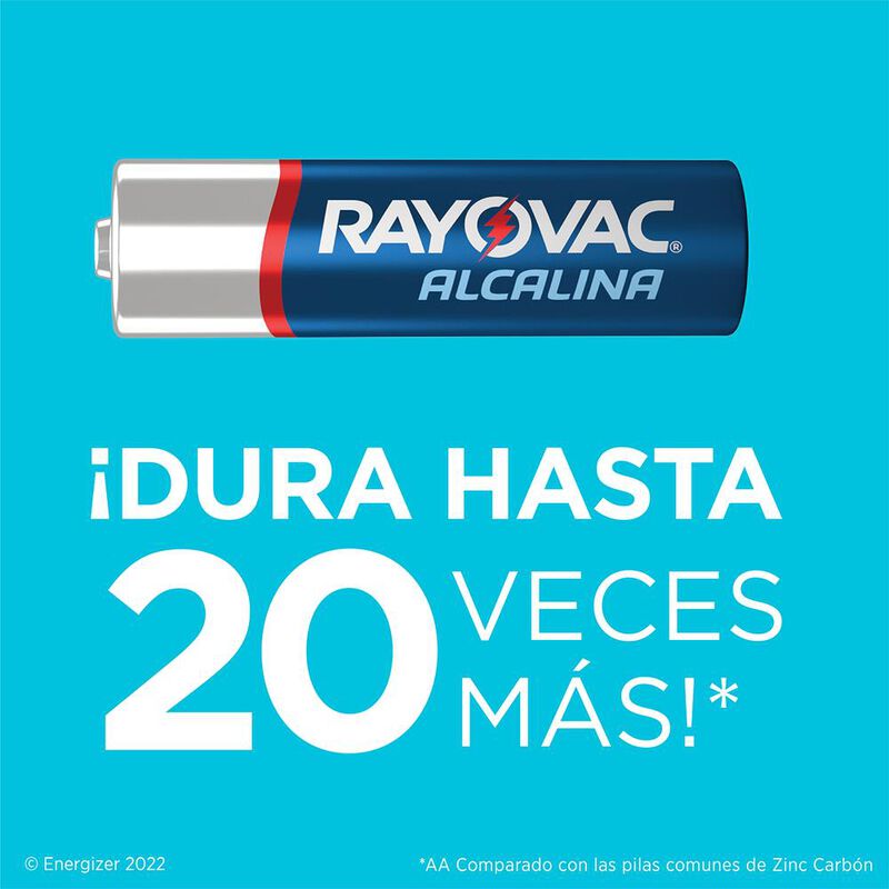 Pilas Rayovac Alcalinas Aa 1.5v Pack 4 Piezas image number null