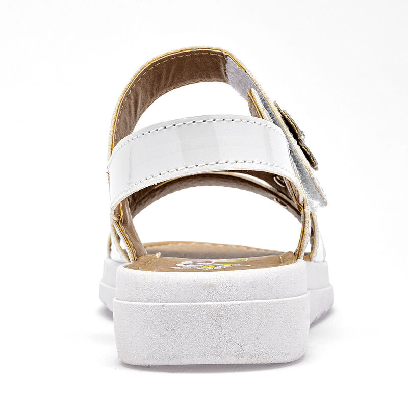 Pato kids sandalia para ni&ntilde;a blanco cod 140388-... image number null