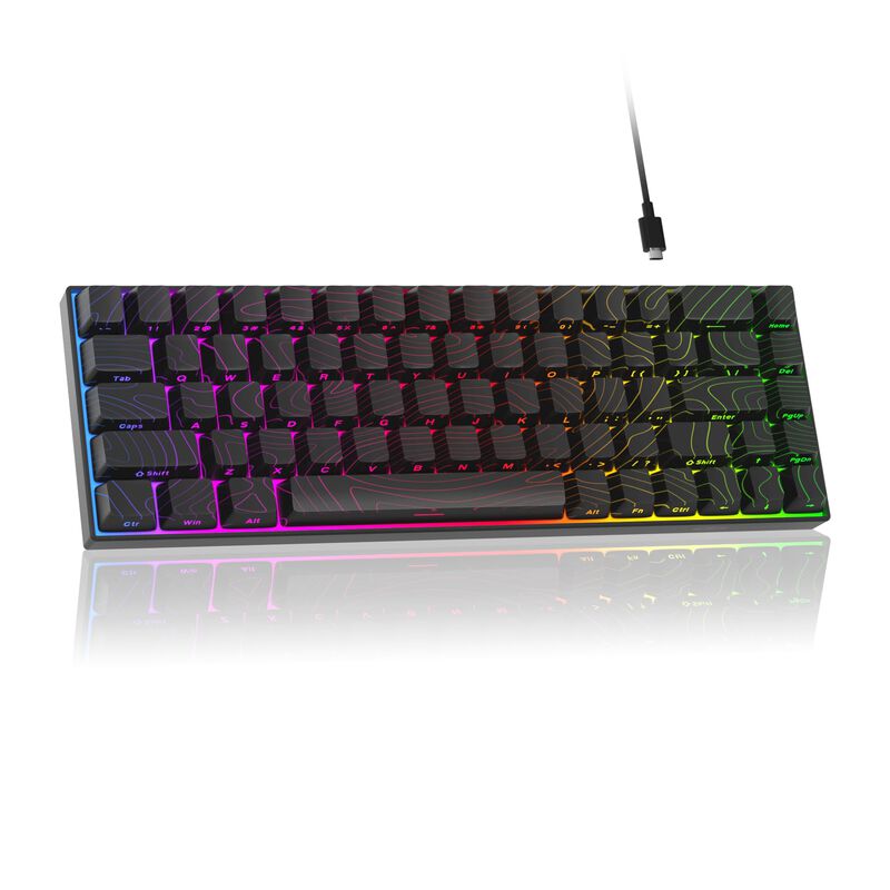 Teclado Magegee De 68 Teclas Rgb Retroiluminado... image number null
