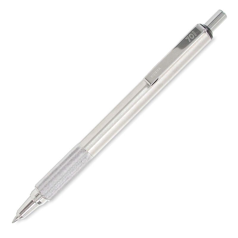 Bol&iacute;grafo Zebra Pen F-701 Retr&aacute;ctil De Acero In... image number null