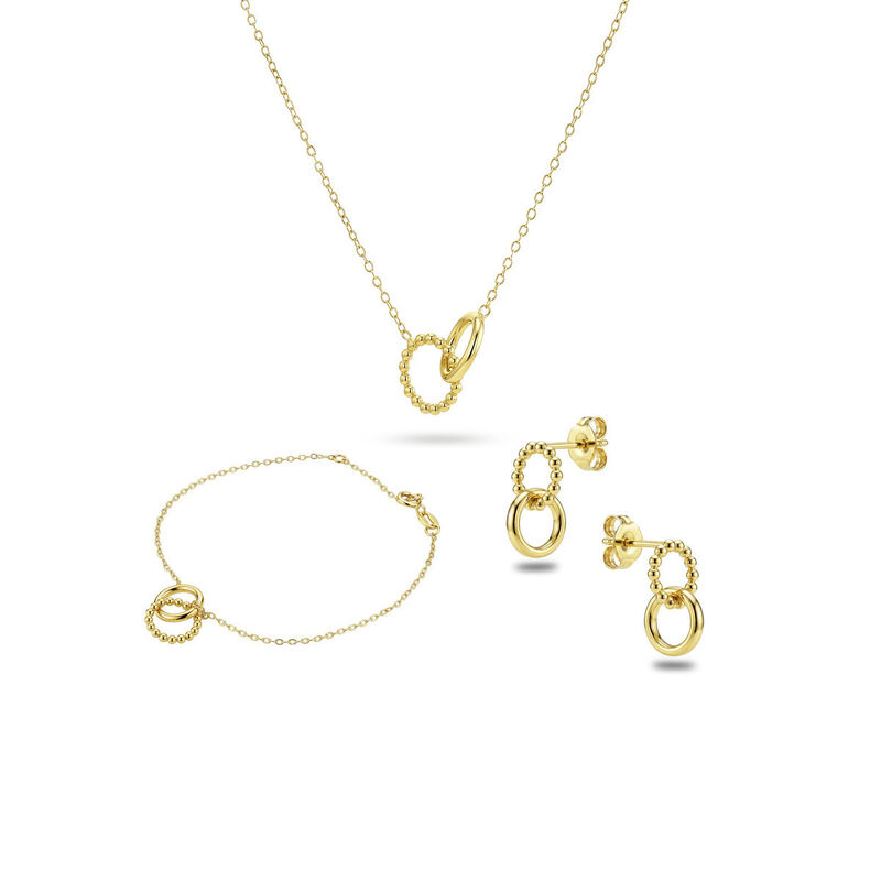 Juego De Oro Amarillo 10k Con Pulsera | Bizzarr... image number null